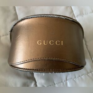 Gucci Bronze Sunglass case.